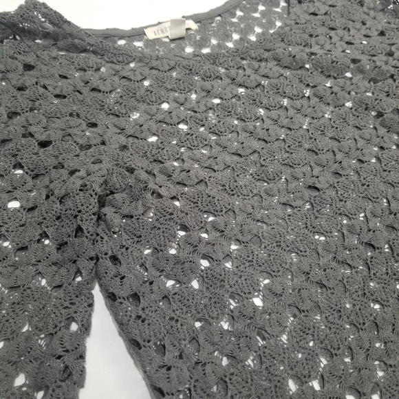 Aerpostale knit like long sleeve top gray color in medium - Picture 7 of 11